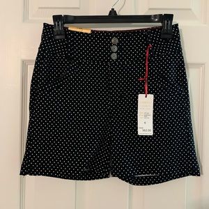 Sabrina Lauren soft stretch shorts.